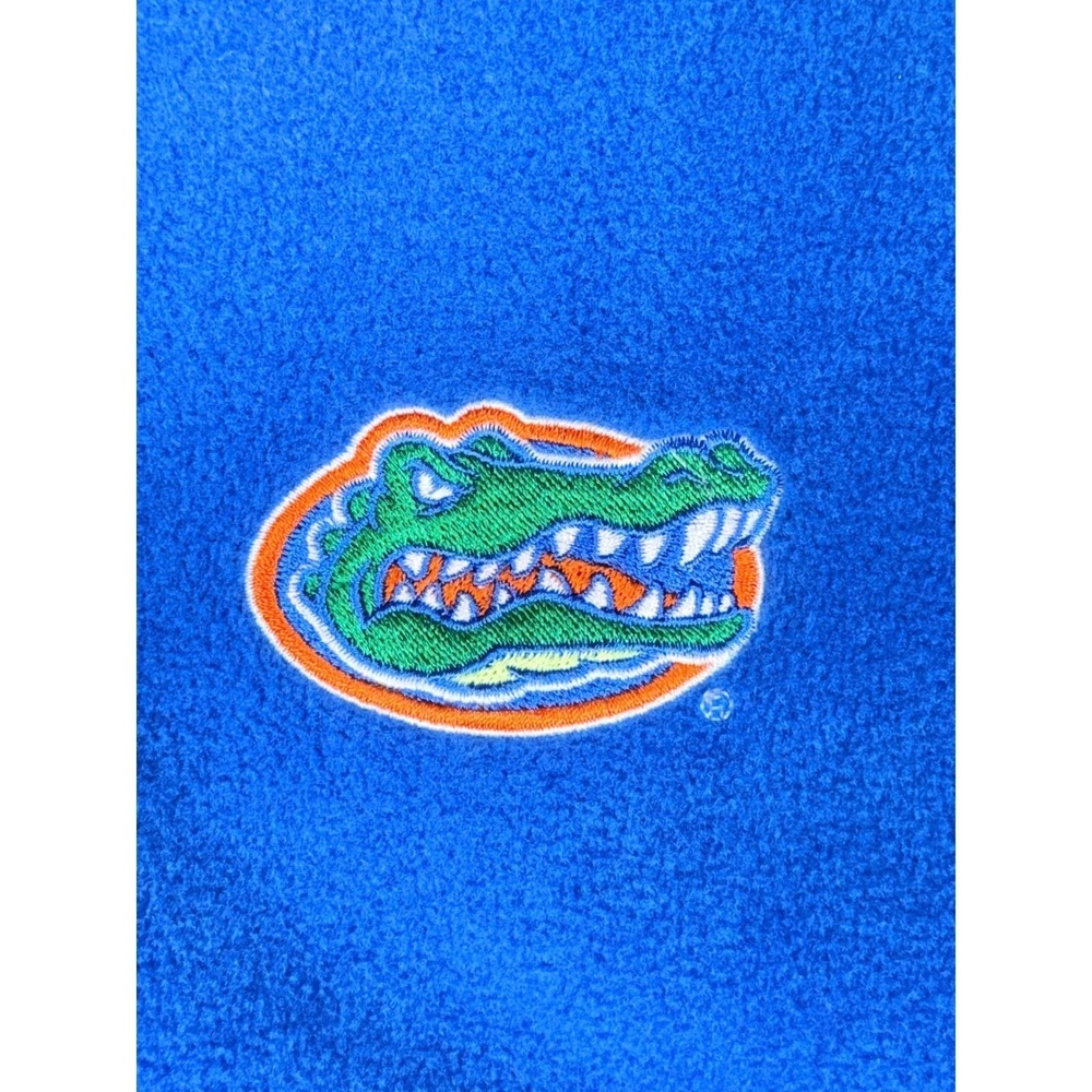 Columbia Men's Florida Gators Fleece Vest Blue Full Zip NCAA Embroidered Logo M